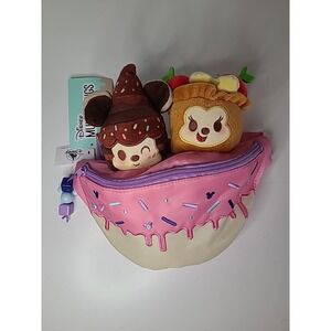 2024 Disney Munchlings Fanny Pack Baked Lounge Treats Fly Mickey Minnie‎ Cosplay